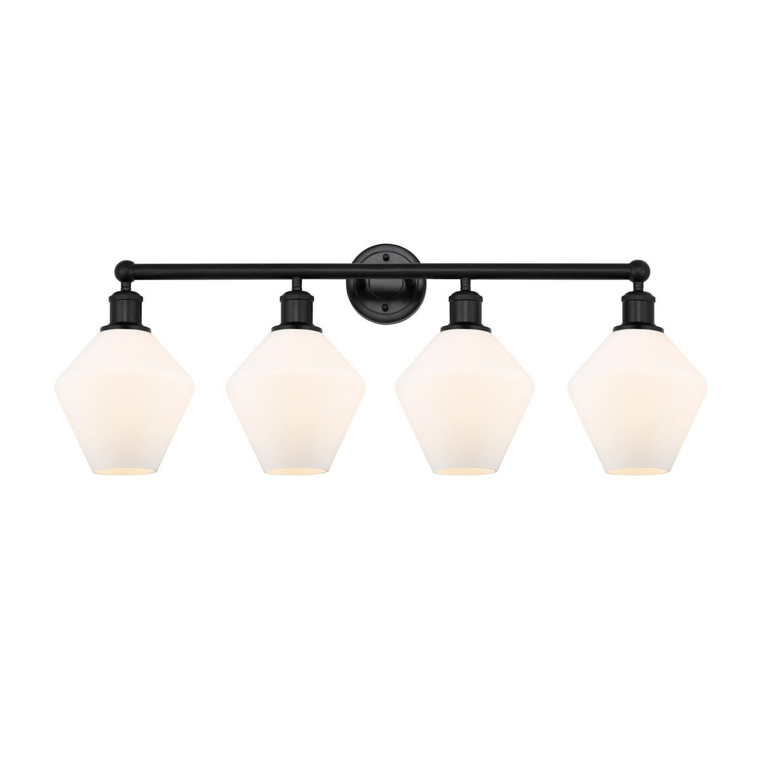 Innovations Downtown Urban 616-4W-BK-G651-8 Bath Vanity Light 35 in. wide - Matte Black
