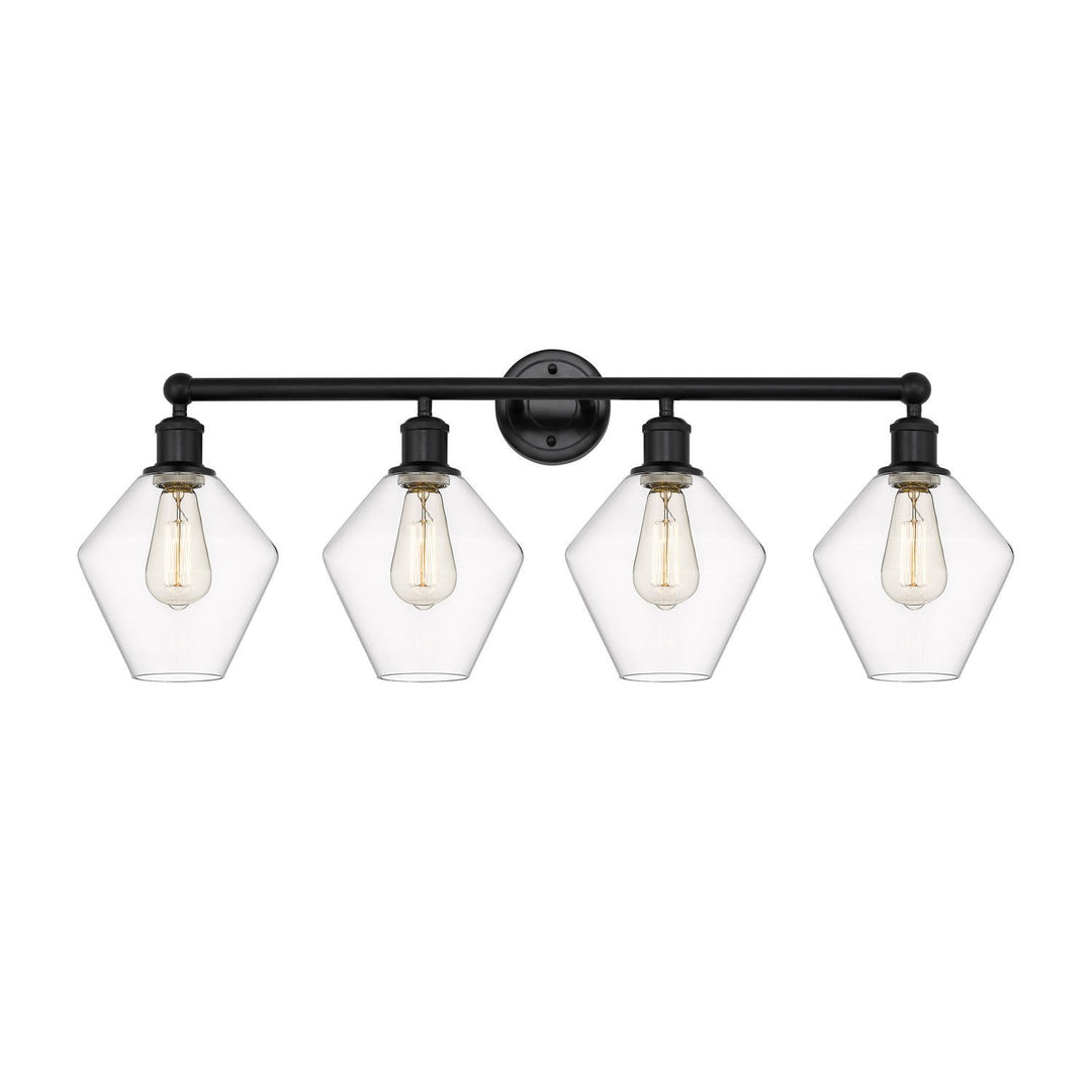 Innovations Downtown Urban 616-4W-BK-G652-8 Bath Vanity Light 35 in. wide - Matte Black
