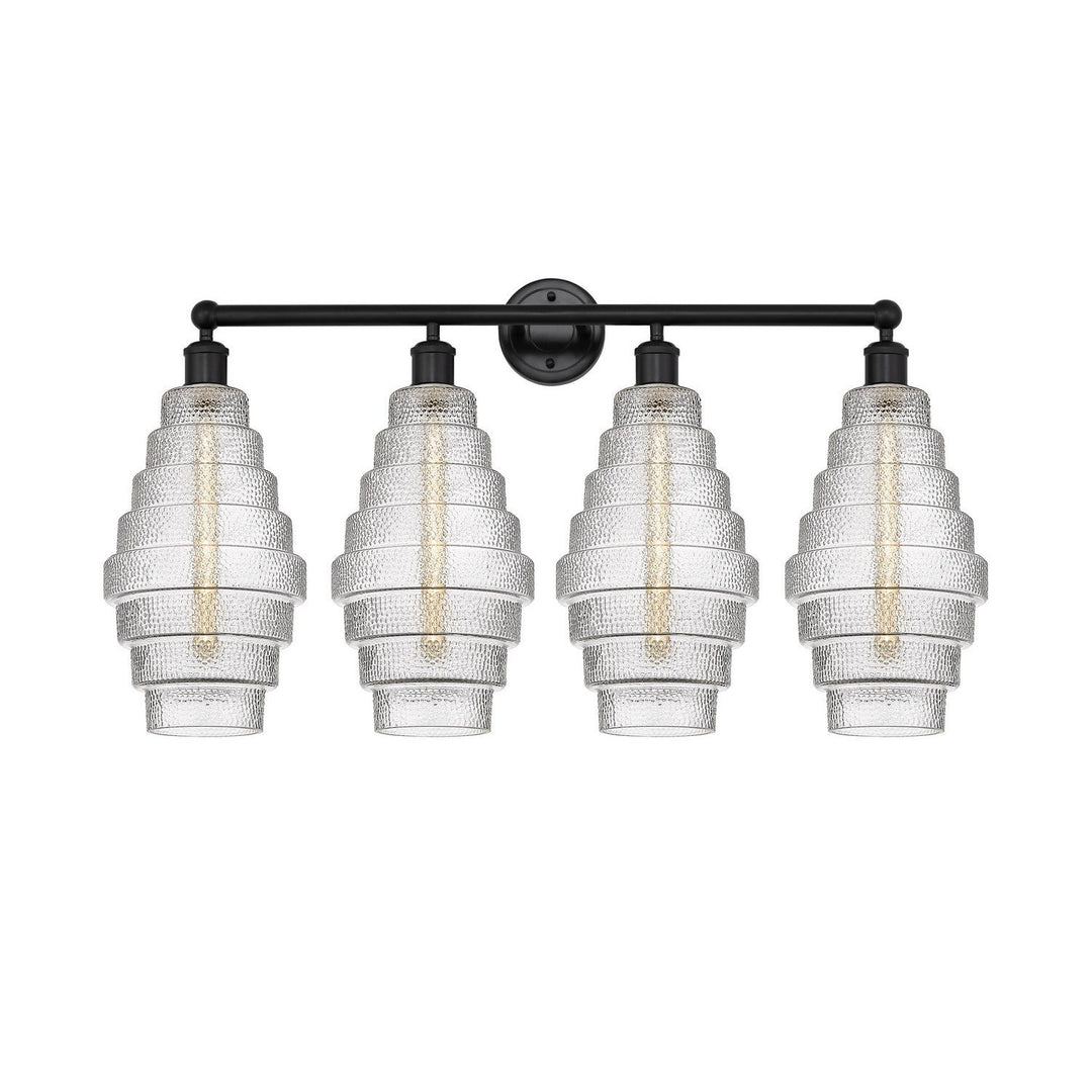 Innovations Downtown Urban 616-4W-BK-G672-8 Bath Vanity Light 35 in. wide - Matte Black