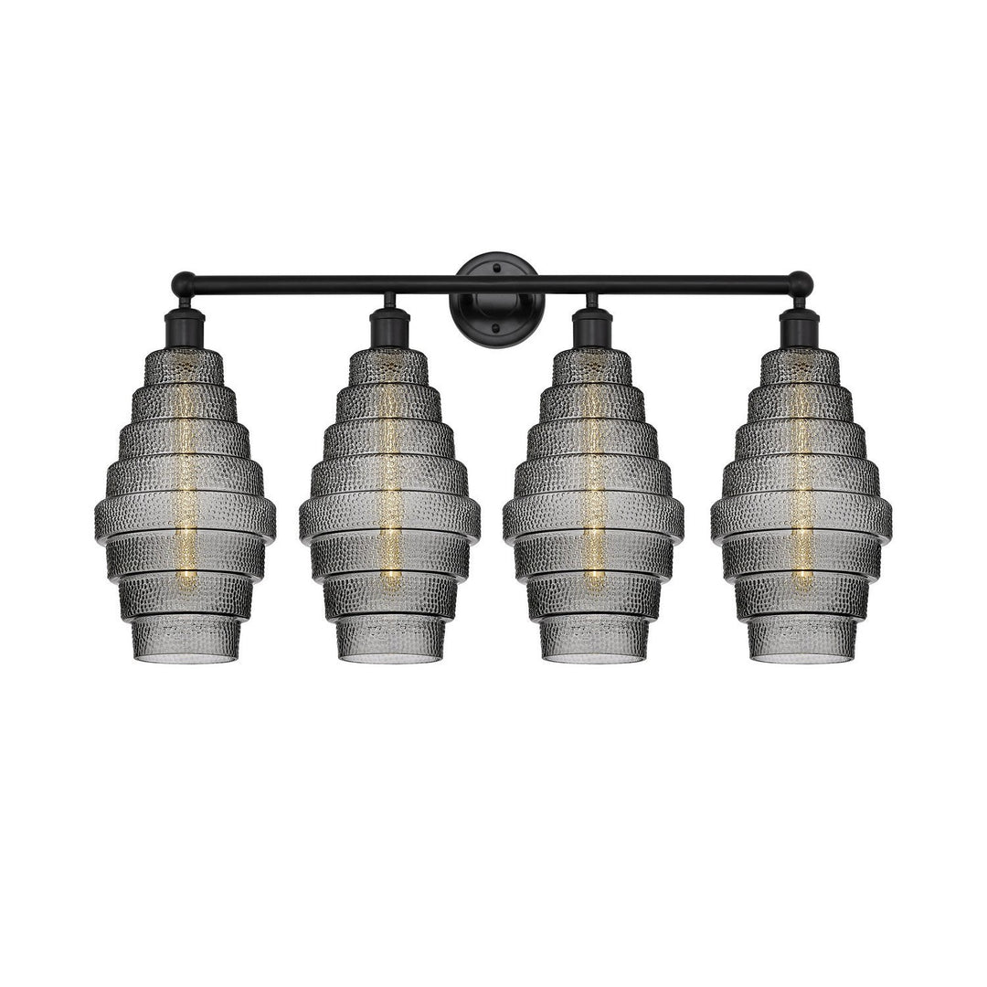 Innovations Downtown Urban 616-4W-BK-G673-8 Bath Vanity Light 35 in. wide - Matte Black