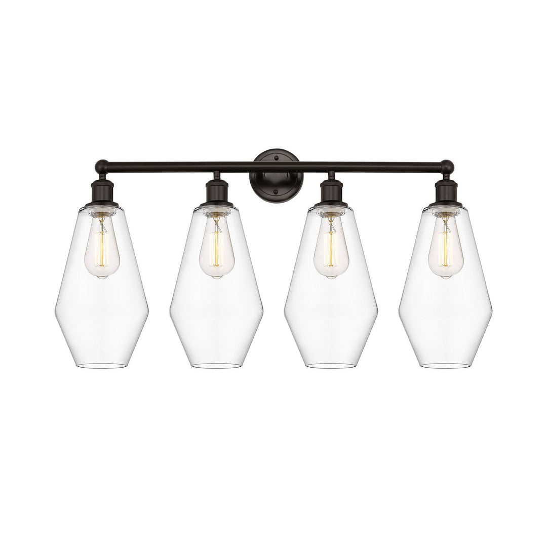 Innovations Downtown Urban 616-4W-OB-G652-7 Bath Vanity Light 34 in. wide - Oil Rubbed Bronze