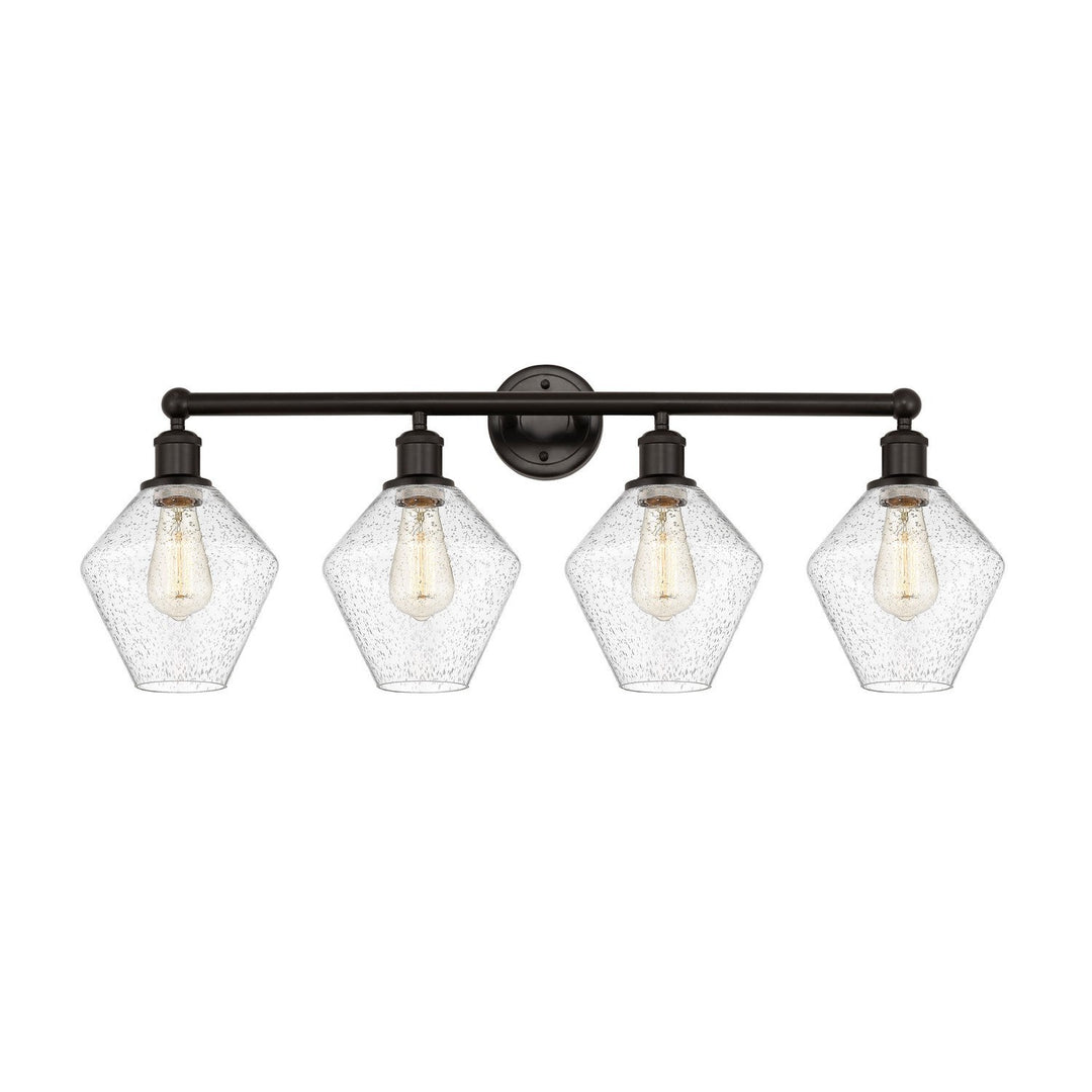Innovations Downtown Urban 616-4W-OB-G654-8 Bath Vanity Light 35 in. wide - Oil Rubbed Bronze