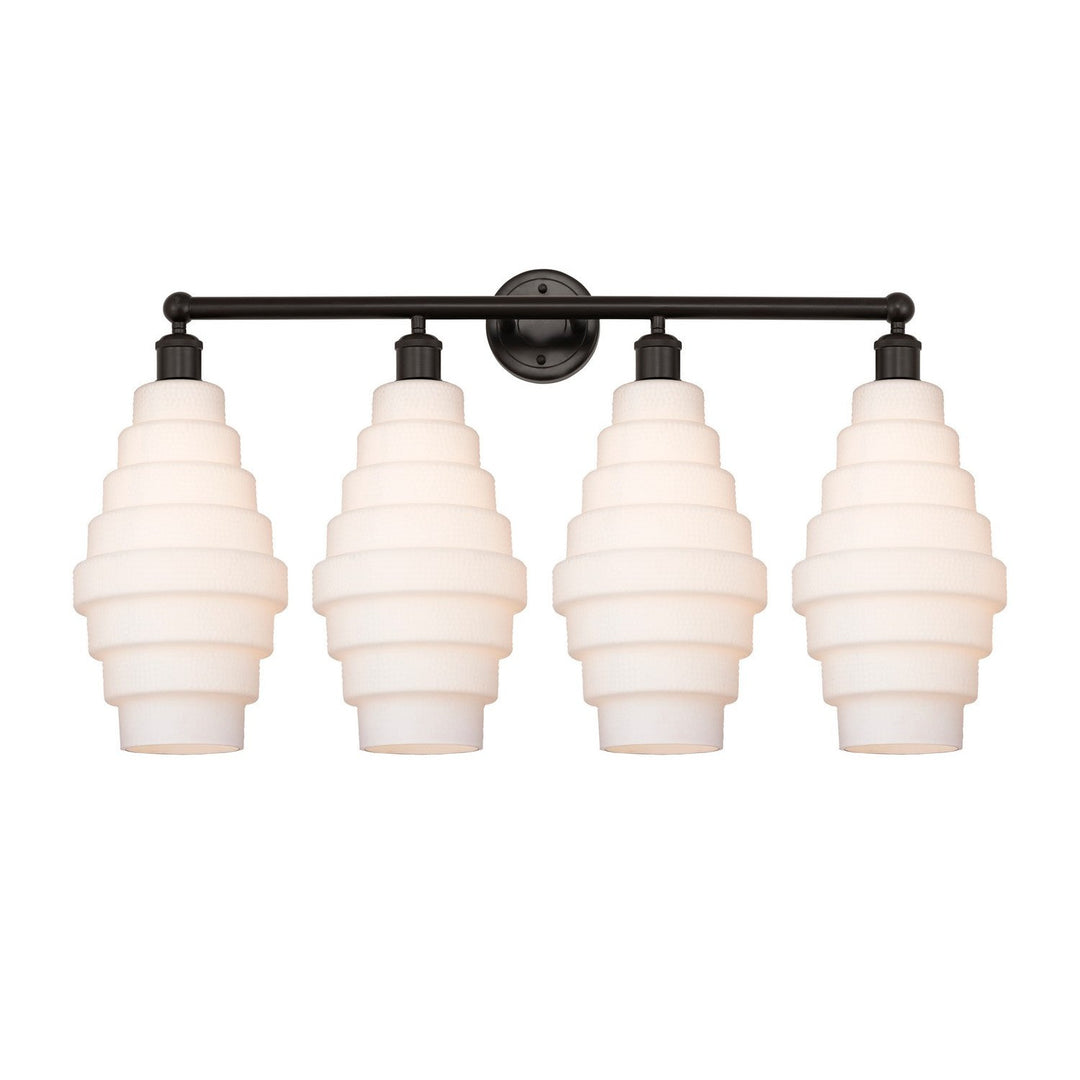 Innovations Downtown Urban 616-4W-OB-G671-8 Bath Vanity Light 35 in. wide - Oil Rubbed Bronze