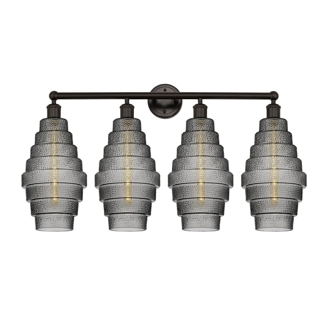 Innovations Downtown Urban 616-4W-OB-G673-8 Bath Vanity Light 35 in. wide - Oil Rubbed Bronze