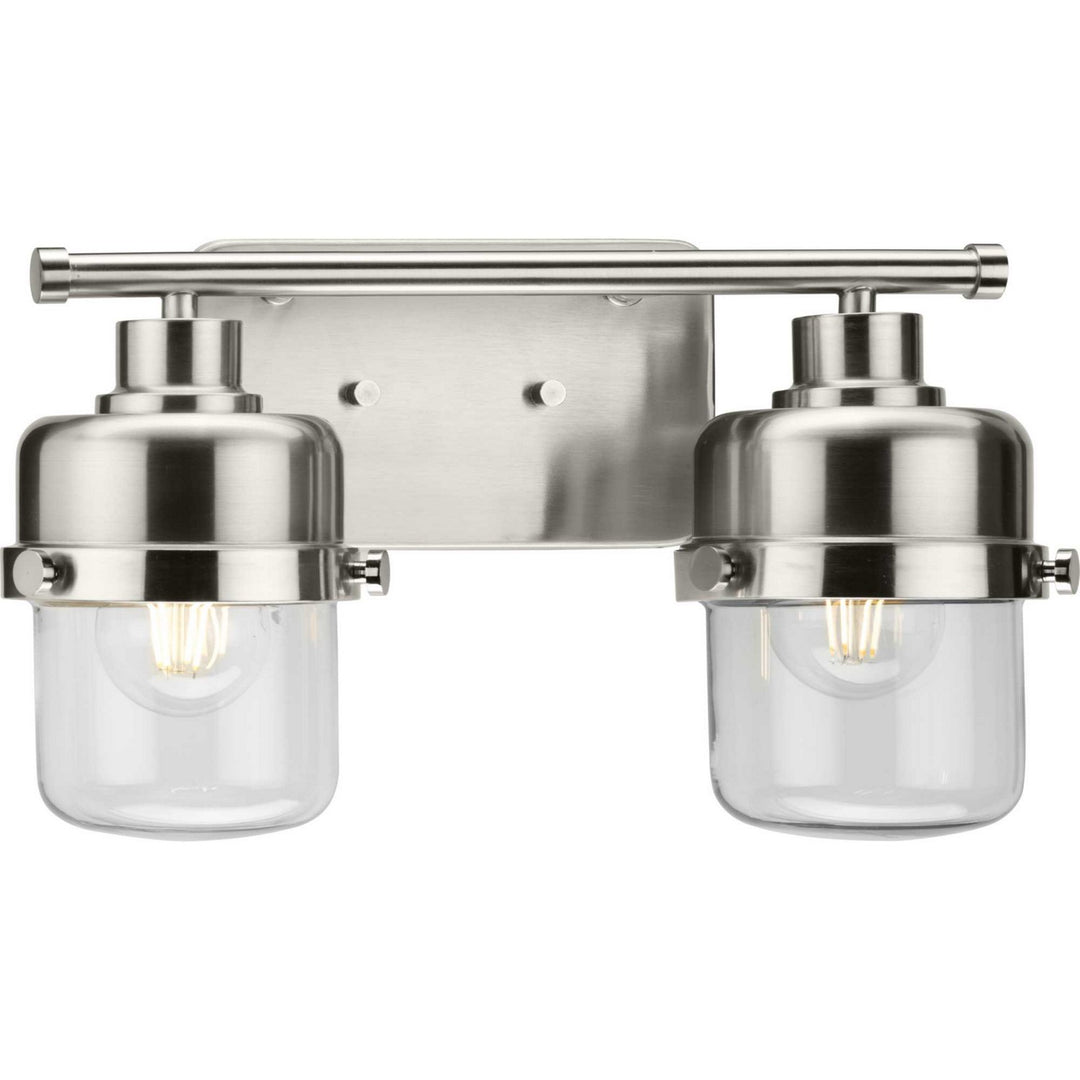 Progress Beckner P300423-009 Bath Vanity Light 15 in. wide - Brushed Nickel