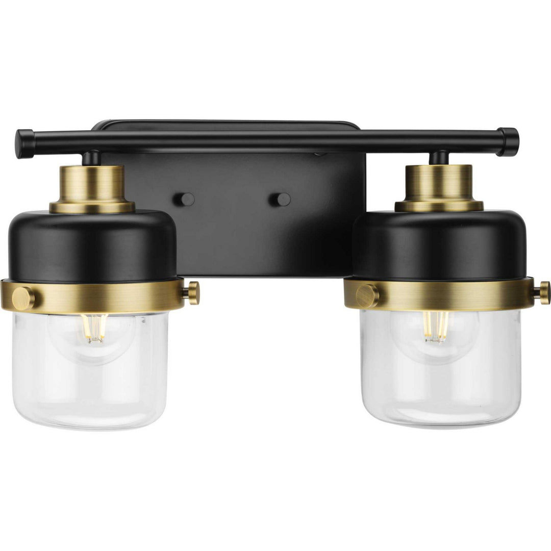 Progress Beckner P300423-31M Bath Vanity Light 15 in. wide - Matte Black