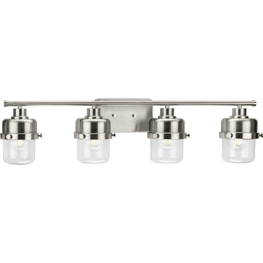 Progress Beckner P300425-009 Bath Vanity Light 34 in. wide - Brushed Nickel