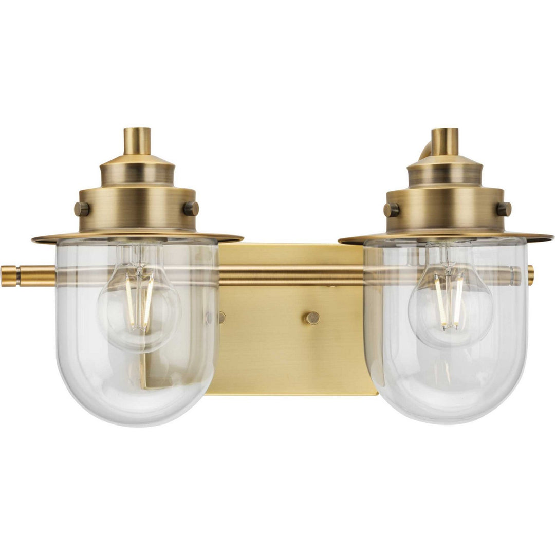 Progress Northlake P300435-163 Bath Vanity Light 16 in. wide - Vintage Brass