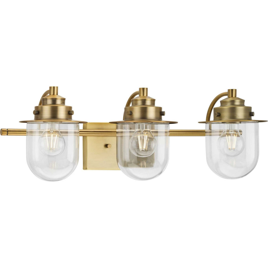 Progress Northlake P300436-163 Bath Vanity Light 24 in. wide - Vintage Brass