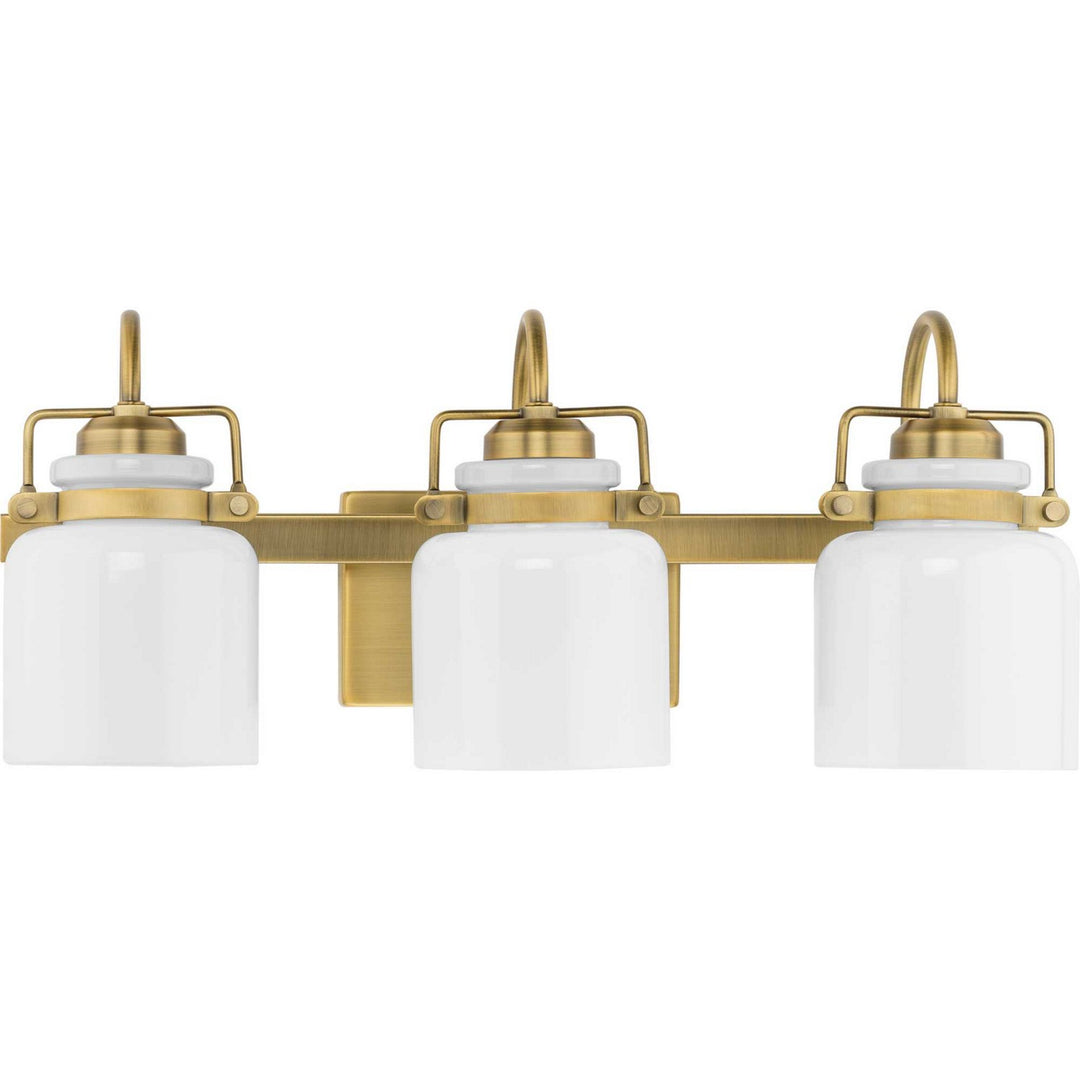 Progress Fessler P300440-163 Bath Vanity Light 22 in. wide - Vintage Brass