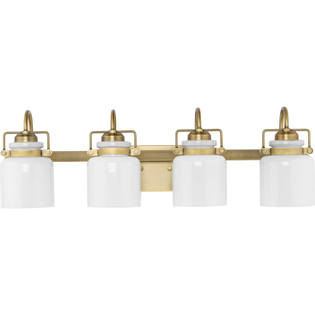 Progress Fessler P300441-163 Bath Vanity Light 30 in. wide - Vintage Brass
