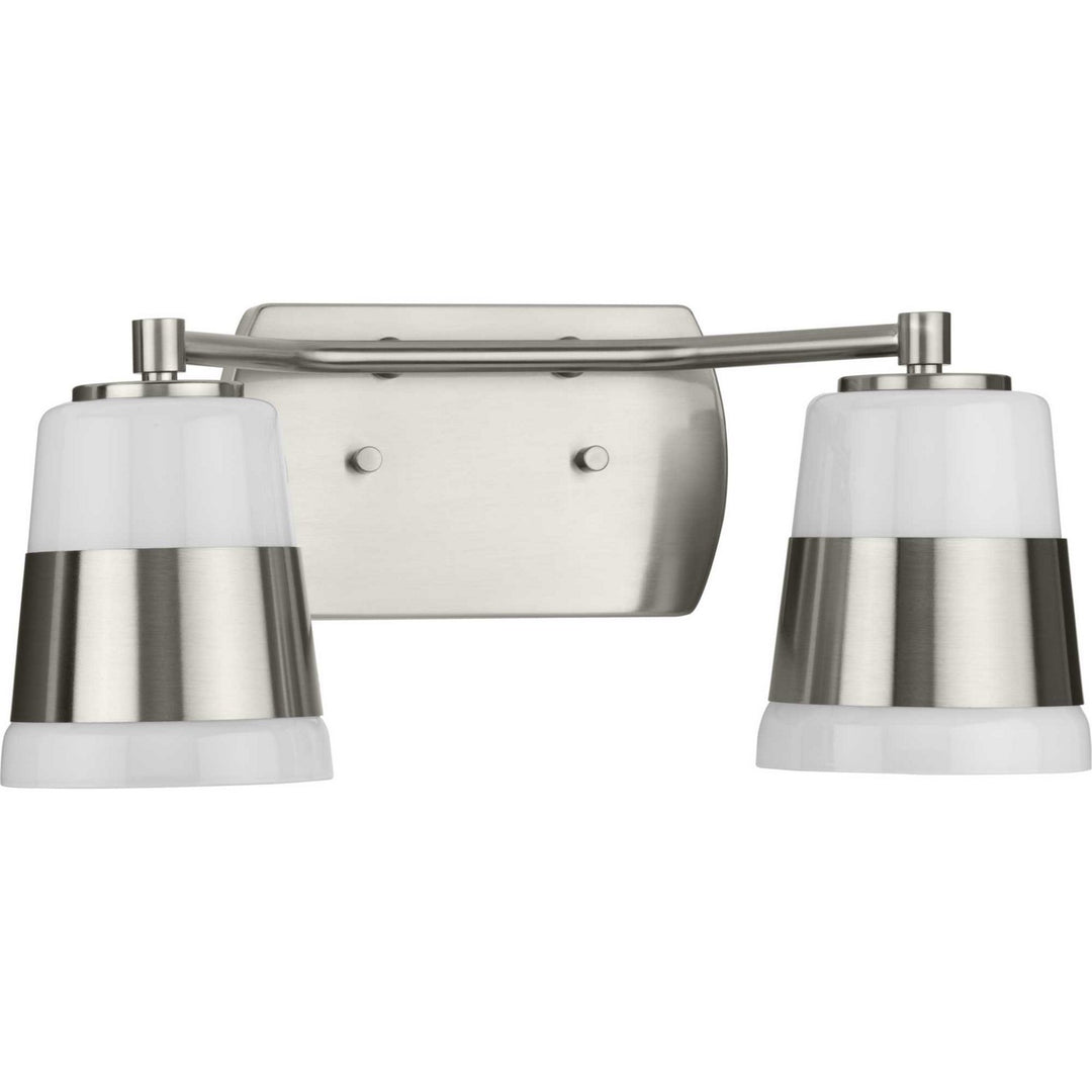 Progress Haven P300443-009 Bath Vanity Light 16 in. wide - Brushed Nickel