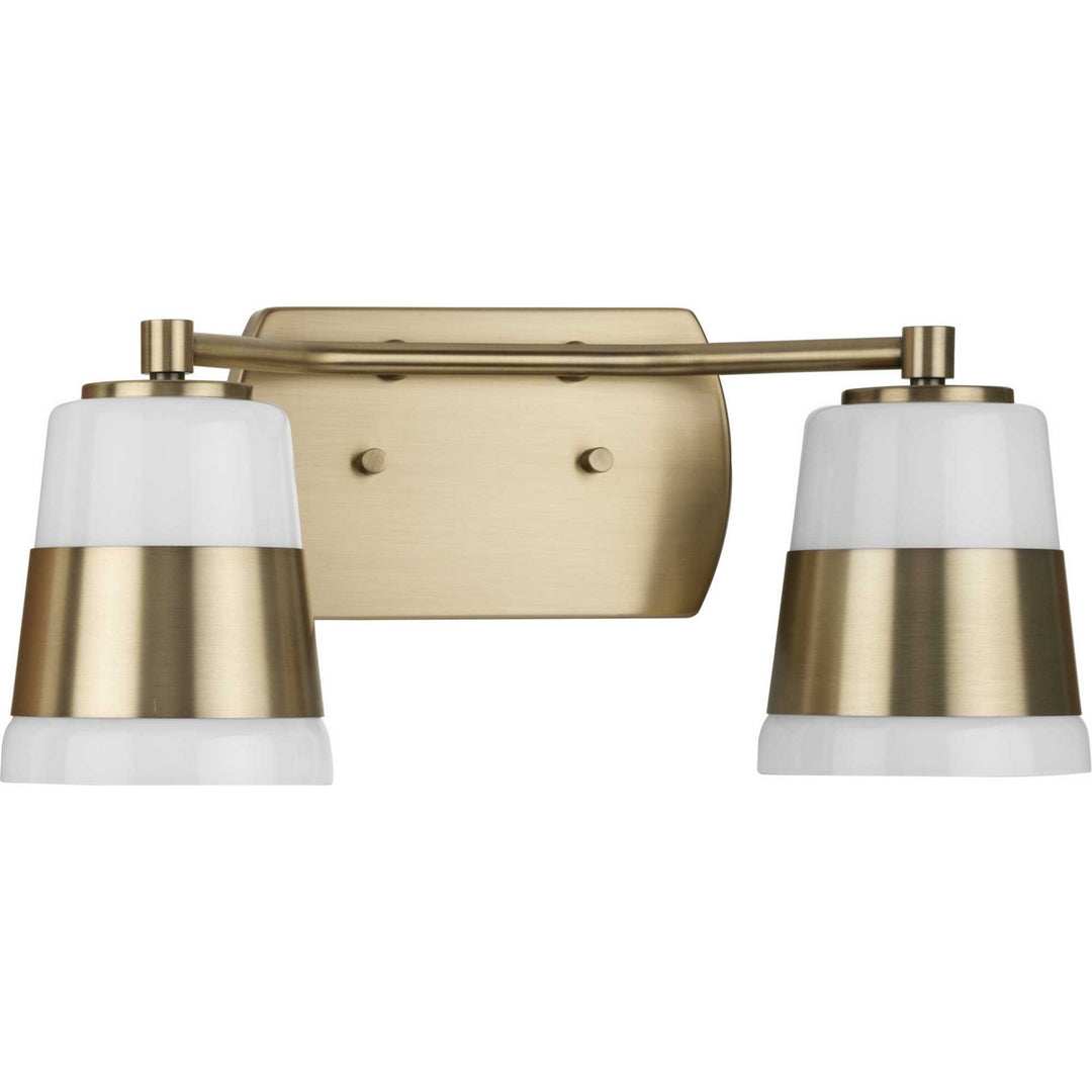 Progress Haven P300443-163 Bath Vanity Light 16 in. wide - Vintage Brass
