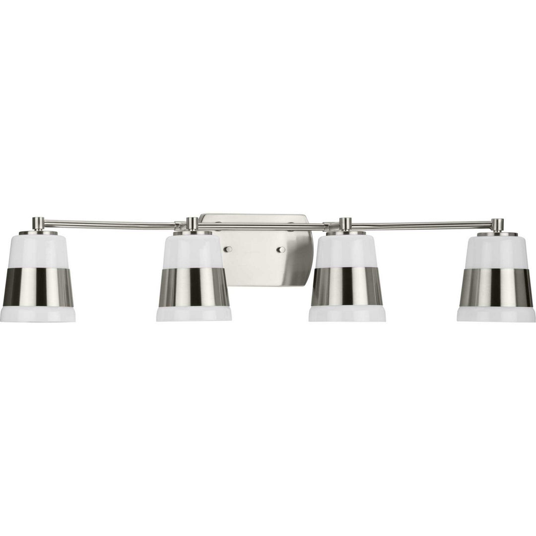 Progress Haven P300445-009 Bath Vanity Light 34 in. wide - Brushed Nickel