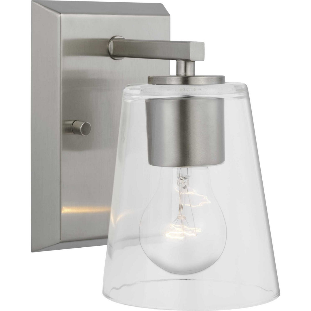 Progress Vertex P300457-009 Wall Light - Brushed Nickel