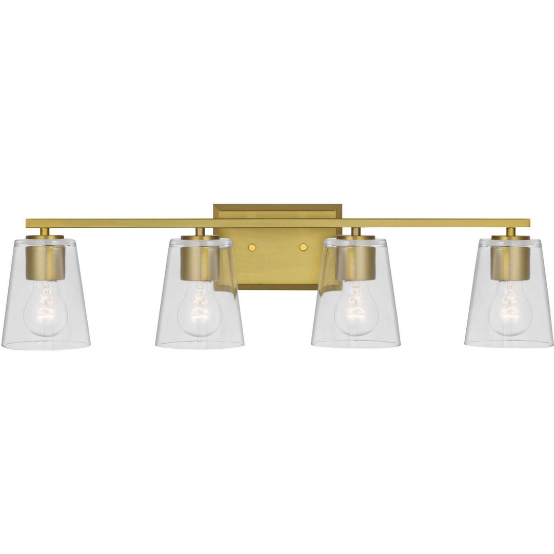 Progress Vertex P300460-191 Bath Vanity Light 29 in. wide - Brushed Gold