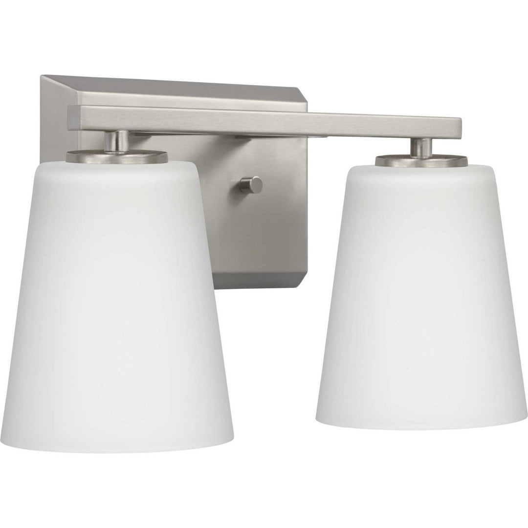 Progress Vertex P300462-009 Bath Vanity Light 13 in. wide - Brushed Nickel