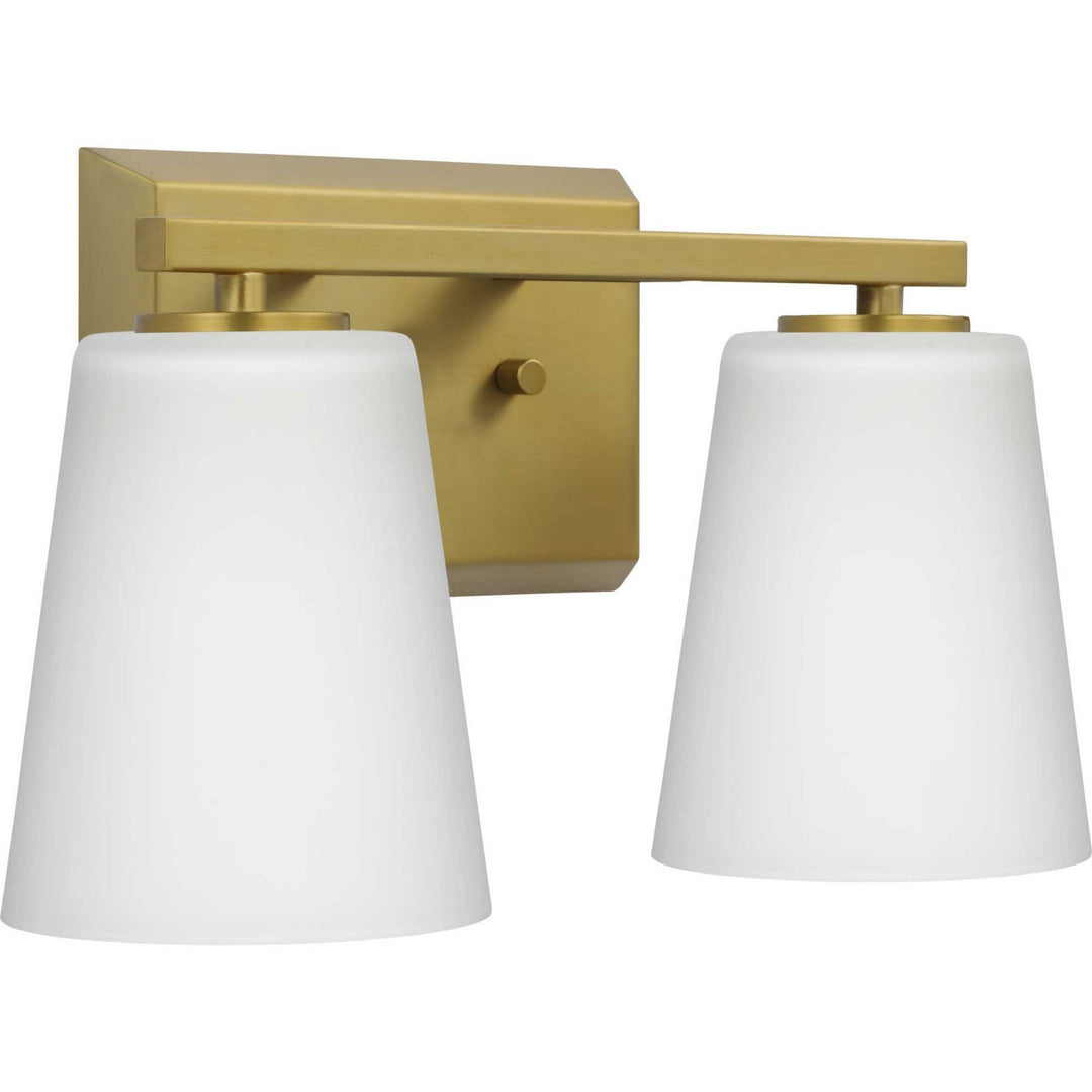 Progress Vertex P300462-191 Bath Vanity Light 13 in. wide - Brushed Gold