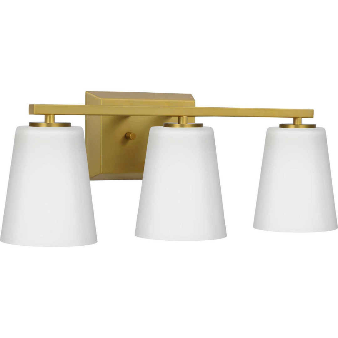 Progress Vertex P300463-191 Bath Vanity Light 21 in. wide - Brushed Gold