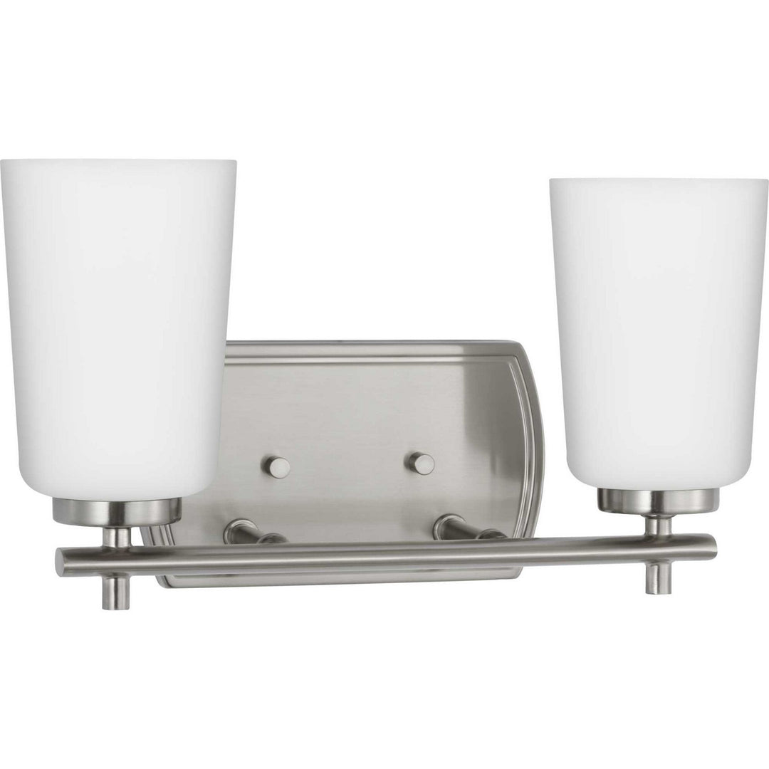 Progress Adley P300466-009 Bath Vanity Light 14 in. wide - Brushed Nickel