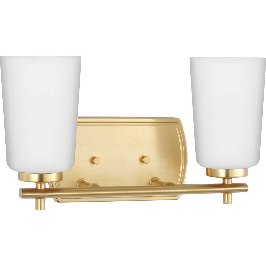 Progress Adley P300466-012 Bath Vanity Light 14 in. wide - Satin Brass