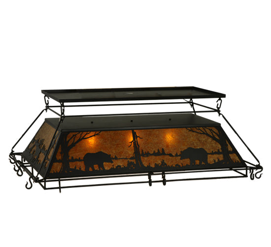 Meyda Tiffany Wildlife At Pine Lake 134437 Pendant Light - Antique Brass