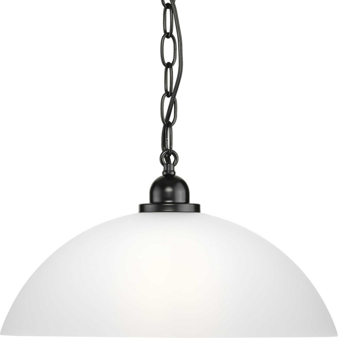 Progress Classic Dome Pendant P500149-31M Pendant Light - Matte Black