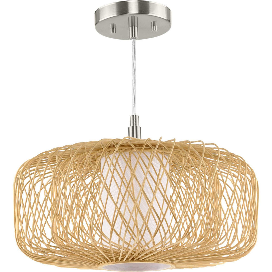 Progress Cordova P500396-201 Pendant Light - Natural Rattan