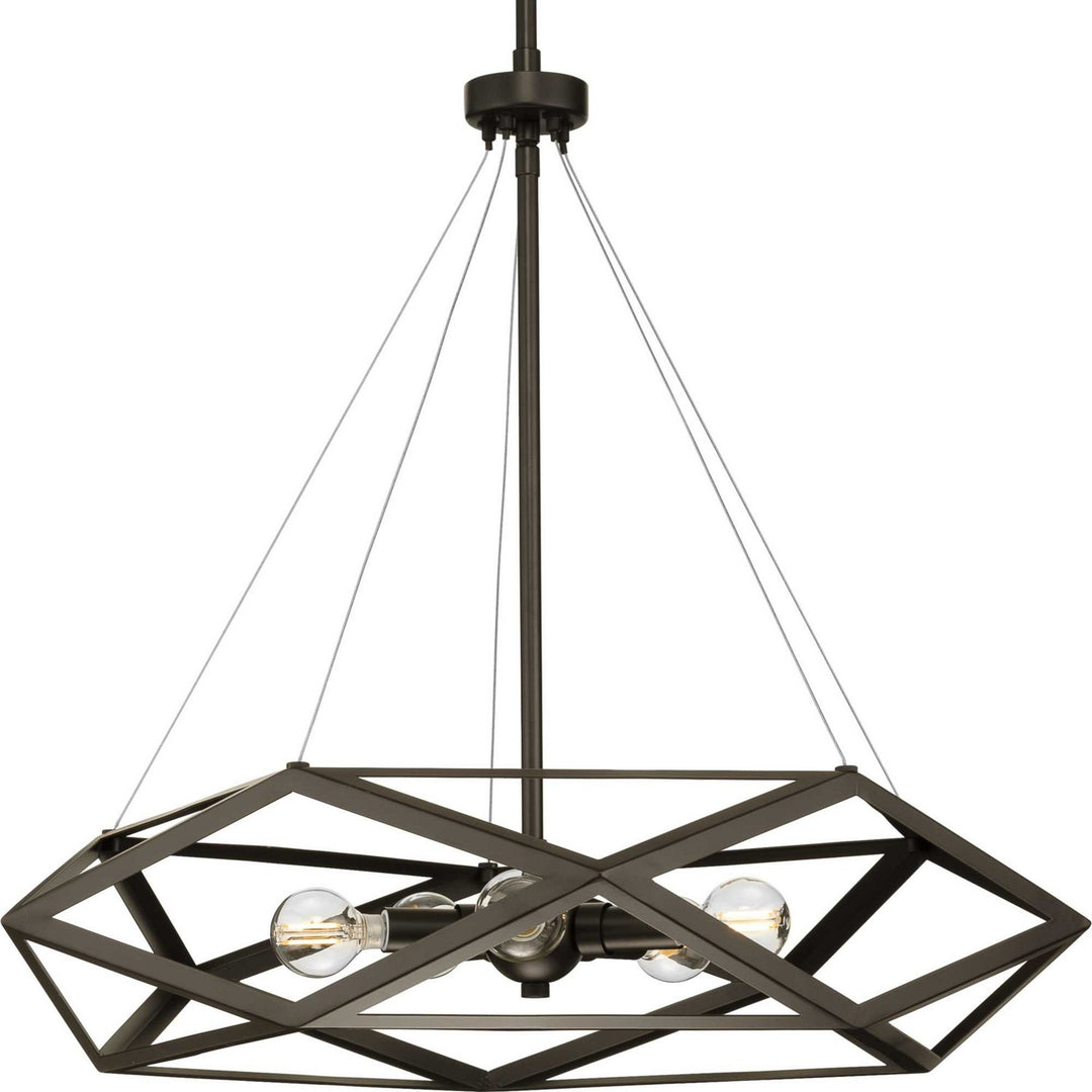 Progress Saucedo P500422-129 Chandelier Light - Architectural Bronze