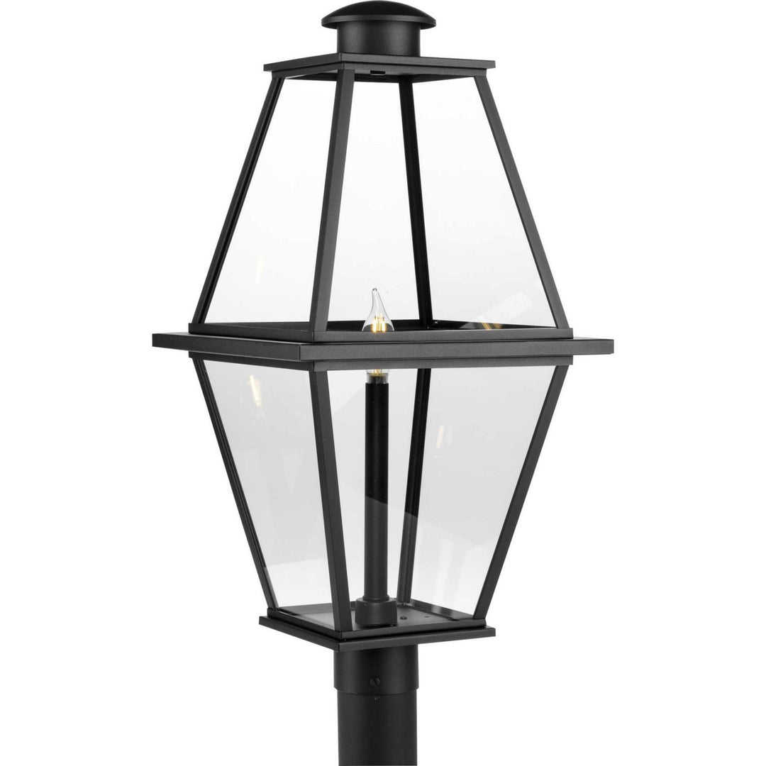 Progress Lighting P540107-031 Bradshaw One Light Outdoor Post Lantern Outdoor Black
