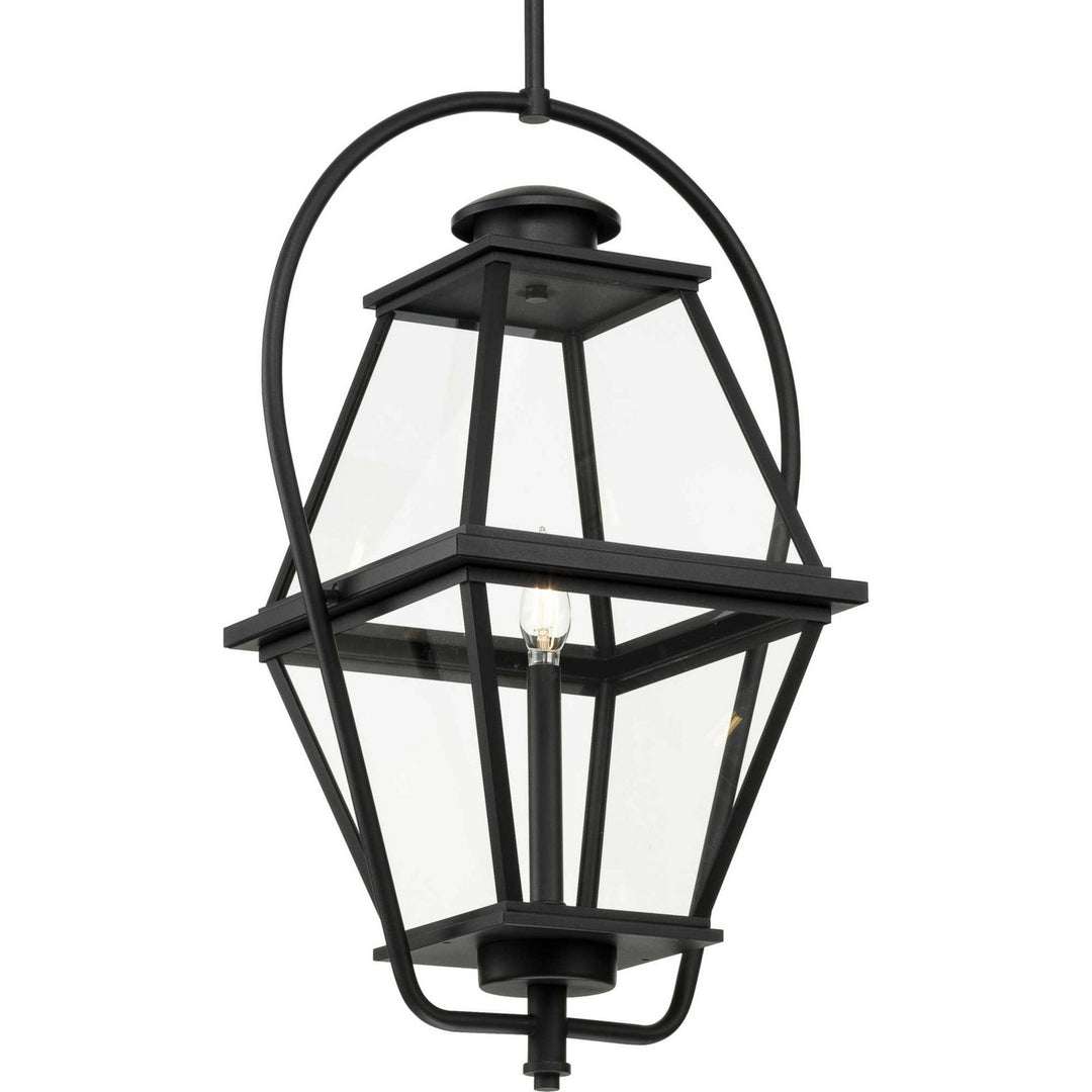 Progress Lighting P550138-031 Bradshaw One Light Outdoor Hanging Lantern Outdoor Black
