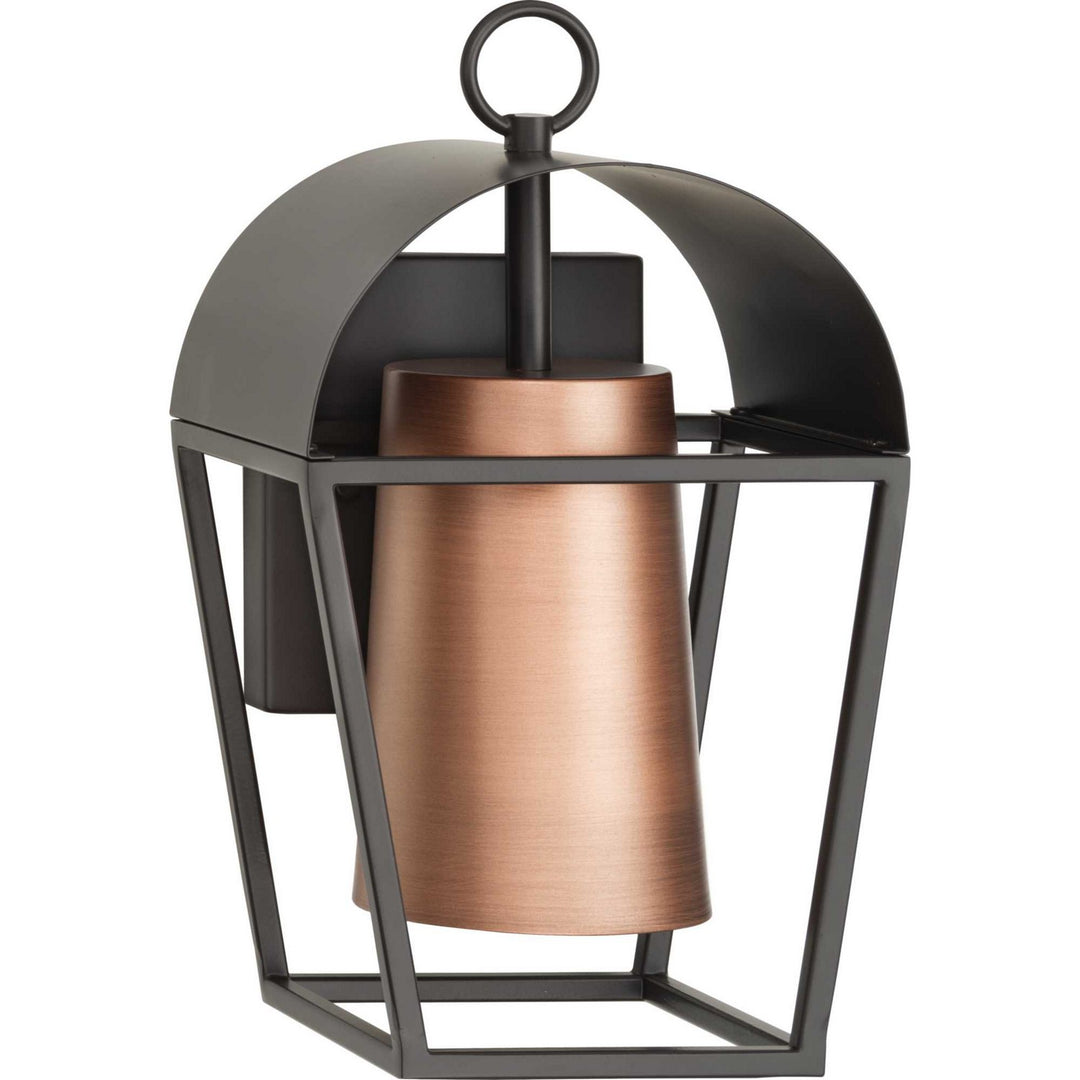 Progress Lighting P560335-020 Hutchence One Light Outdoor Wall Lantern Outdoor Bronze / Dark