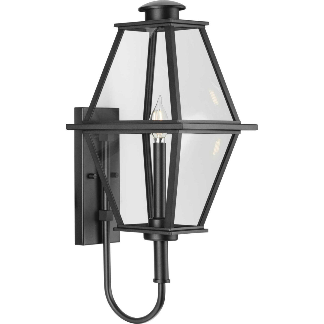 Progress Lighting P560348-031 Bradshaw One Light Outdoor Wall Lantern Outdoor Black