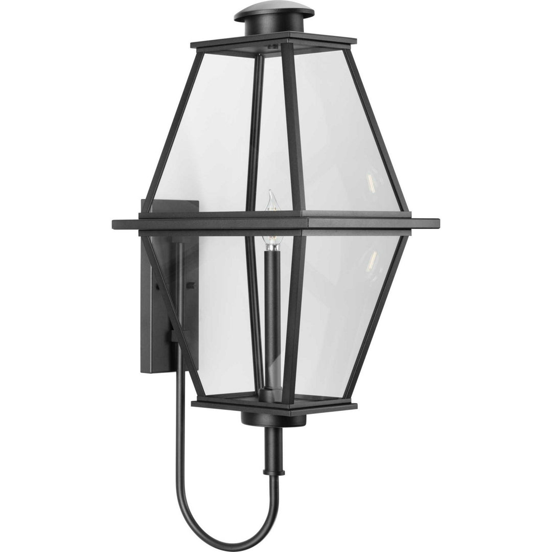 Progress Lighting P560349-031 Bradshaw One Light Outdoor Wall Lantern Outdoor Black