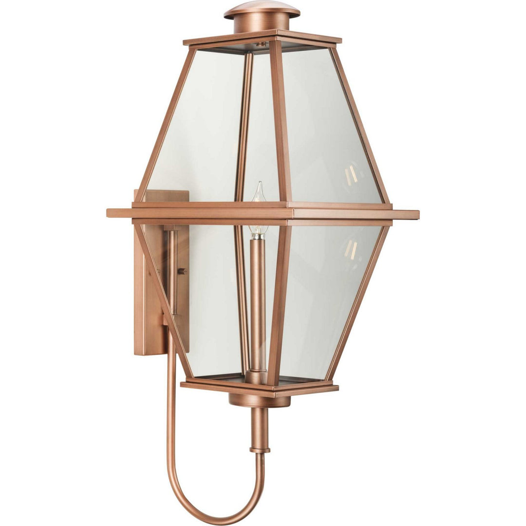 Progress Lighting P560349-169 Bradshaw One Light Outdoor Wall Lantern Outdoor Copper/Antique/Verde