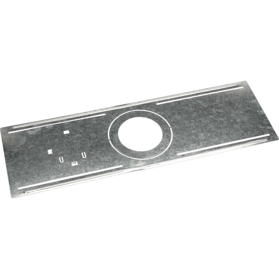 Progress Lighting P860062 Everlume Led Recessed Mounting Plate Decor Pewter, Nickel, Silver