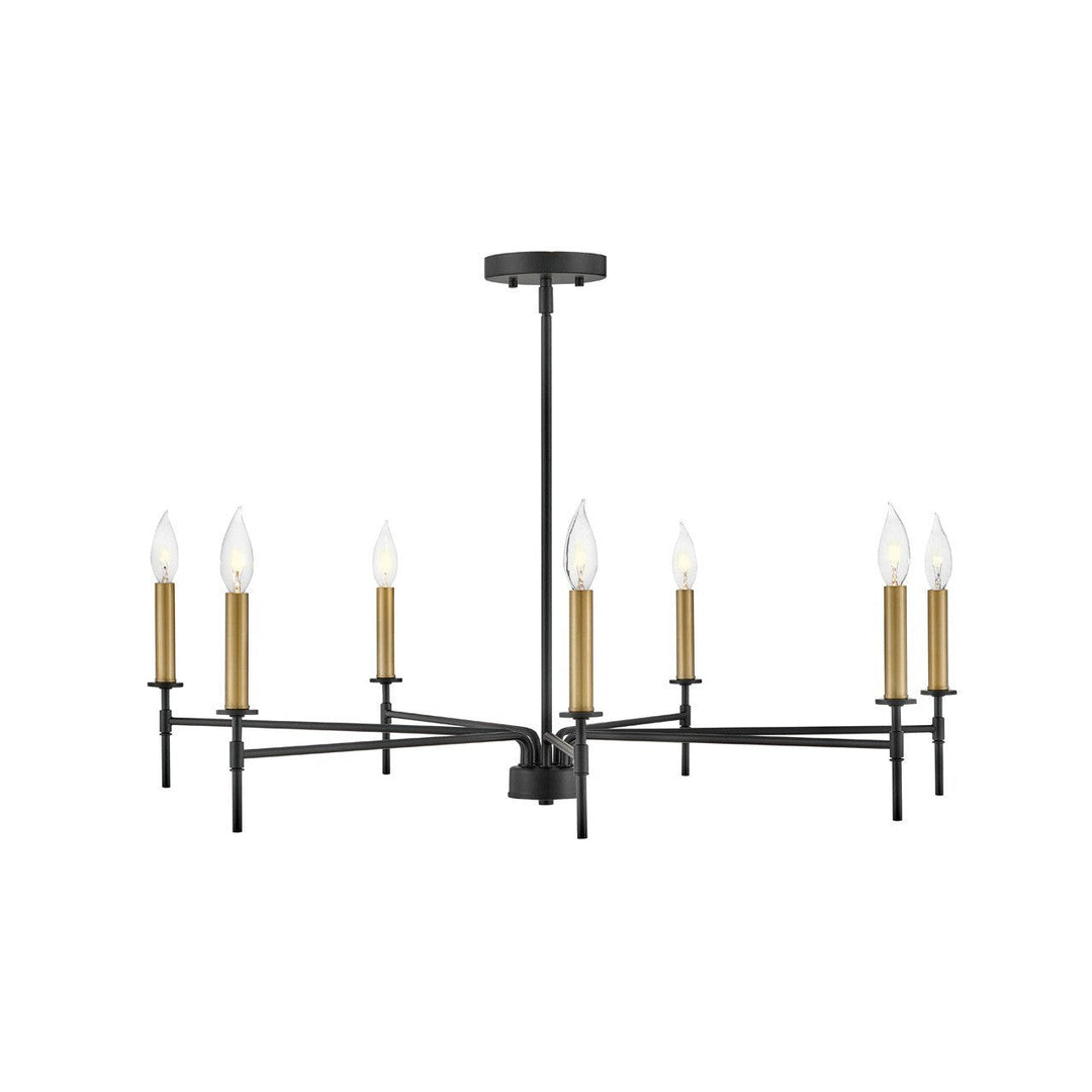 Lark Hux 83077BK Chandelier Light - Black