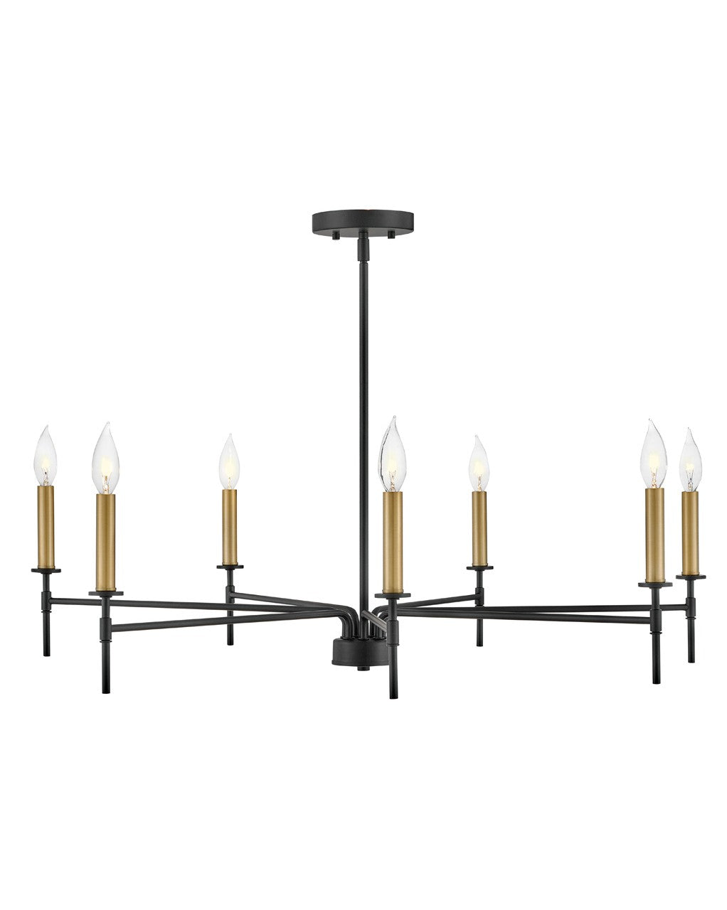 Lark Hux 83077BK Chandelier Light - Black