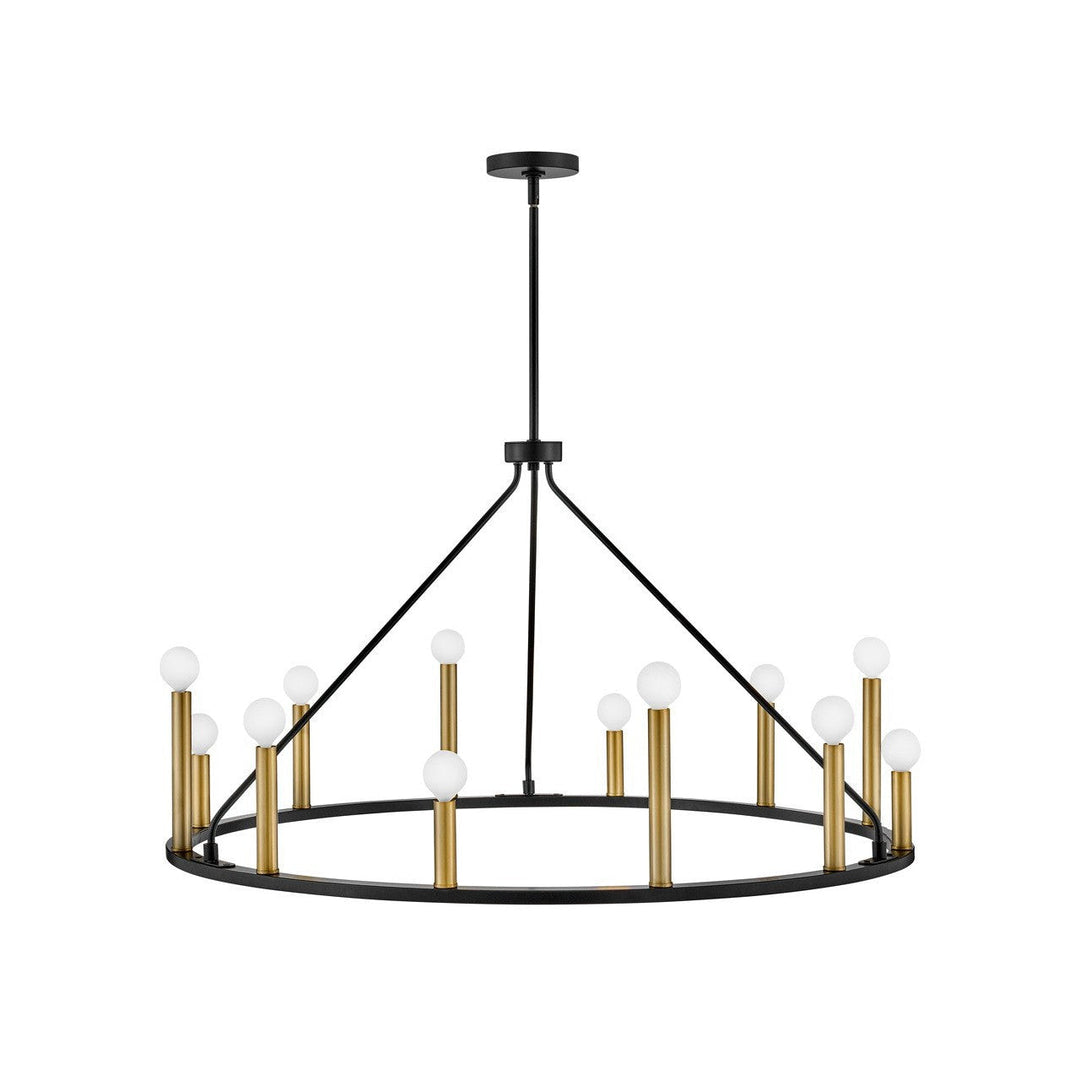 Lark Lazlo 83159BK Chandelier Light - Black