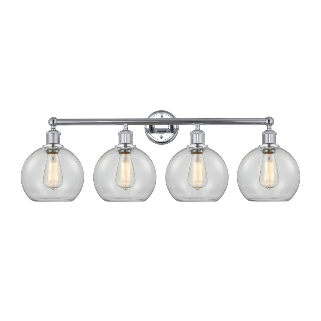 Innovations Downtown Urban 616-4W-PC-G122-8 Bath Vanity Light 35 in. wide - Polished Chrome