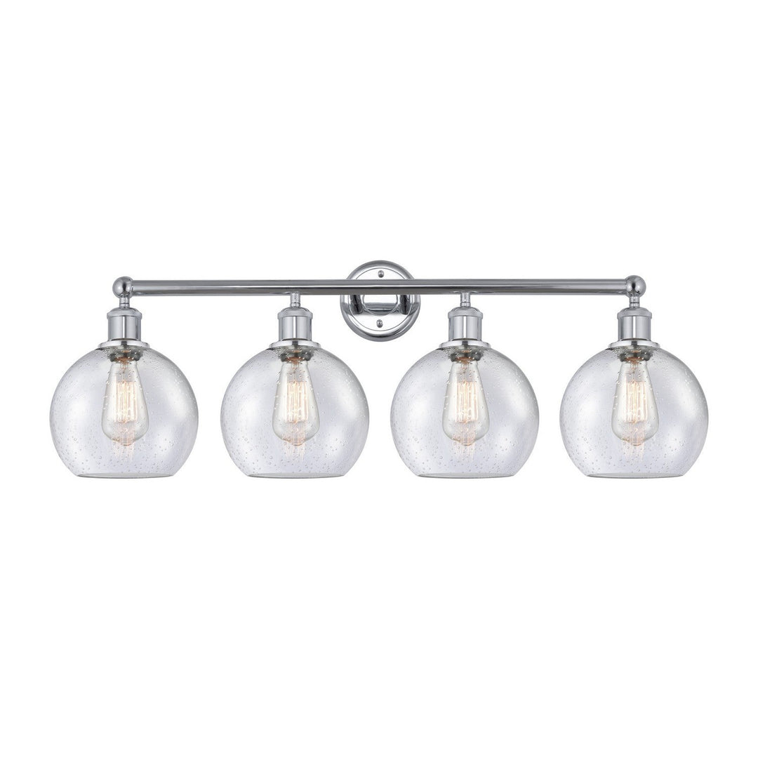 Innovations Downtown Urban 616-4W-PC-G124-8 Bath Vanity Light 35 in. wide - Polished Chrome