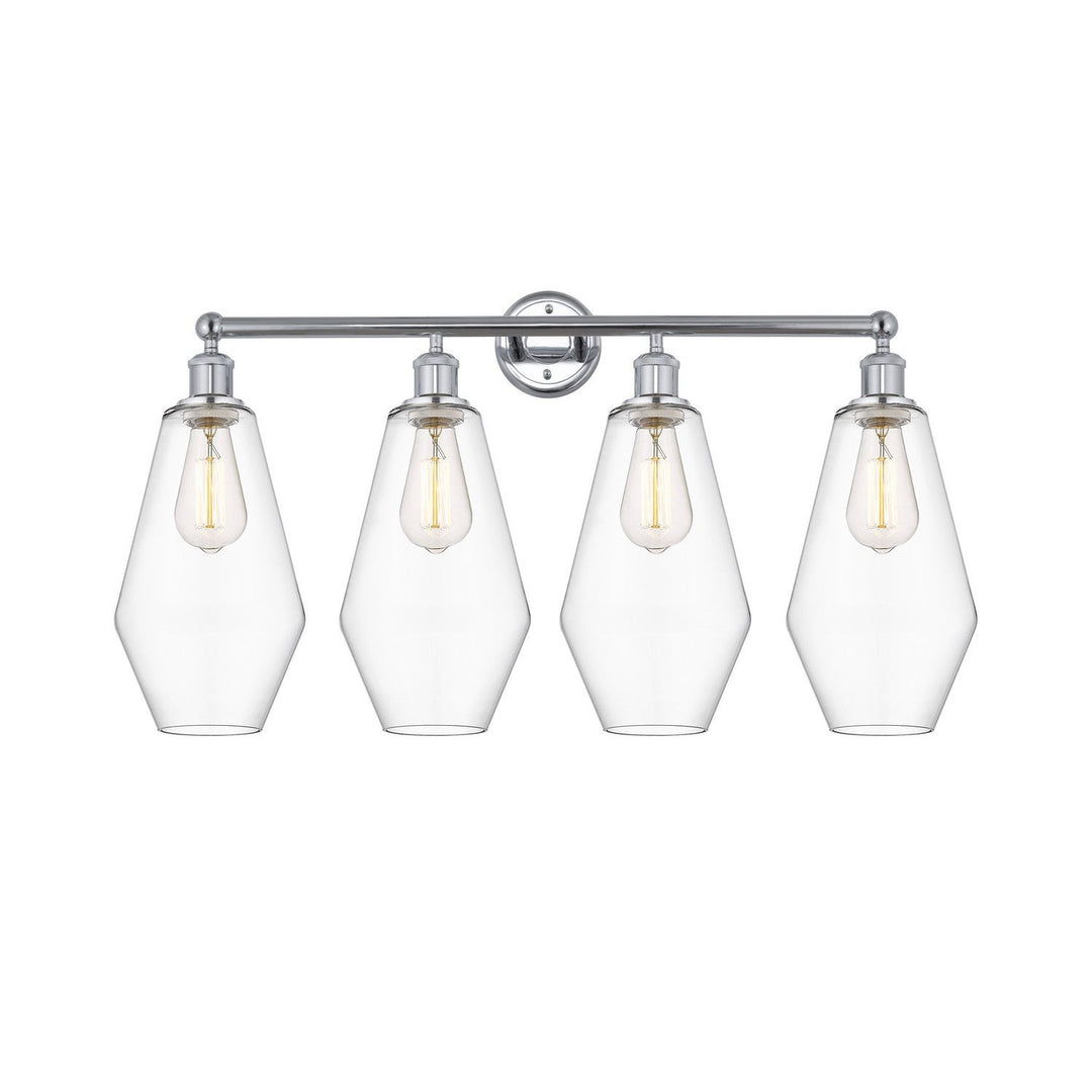 Innovations Downtown Urban 616-4W-PC-G652-7 Bath Vanity Light 34 in. wide - Polished Chrome