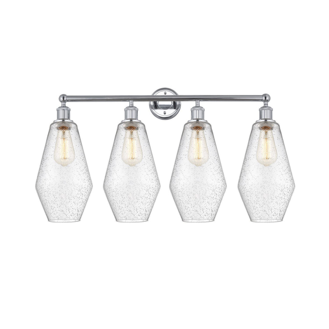 Innovations Downtown Urban 616-4W-PC-G654-7 Bath Vanity Light 34 in. wide - Polished Chrome