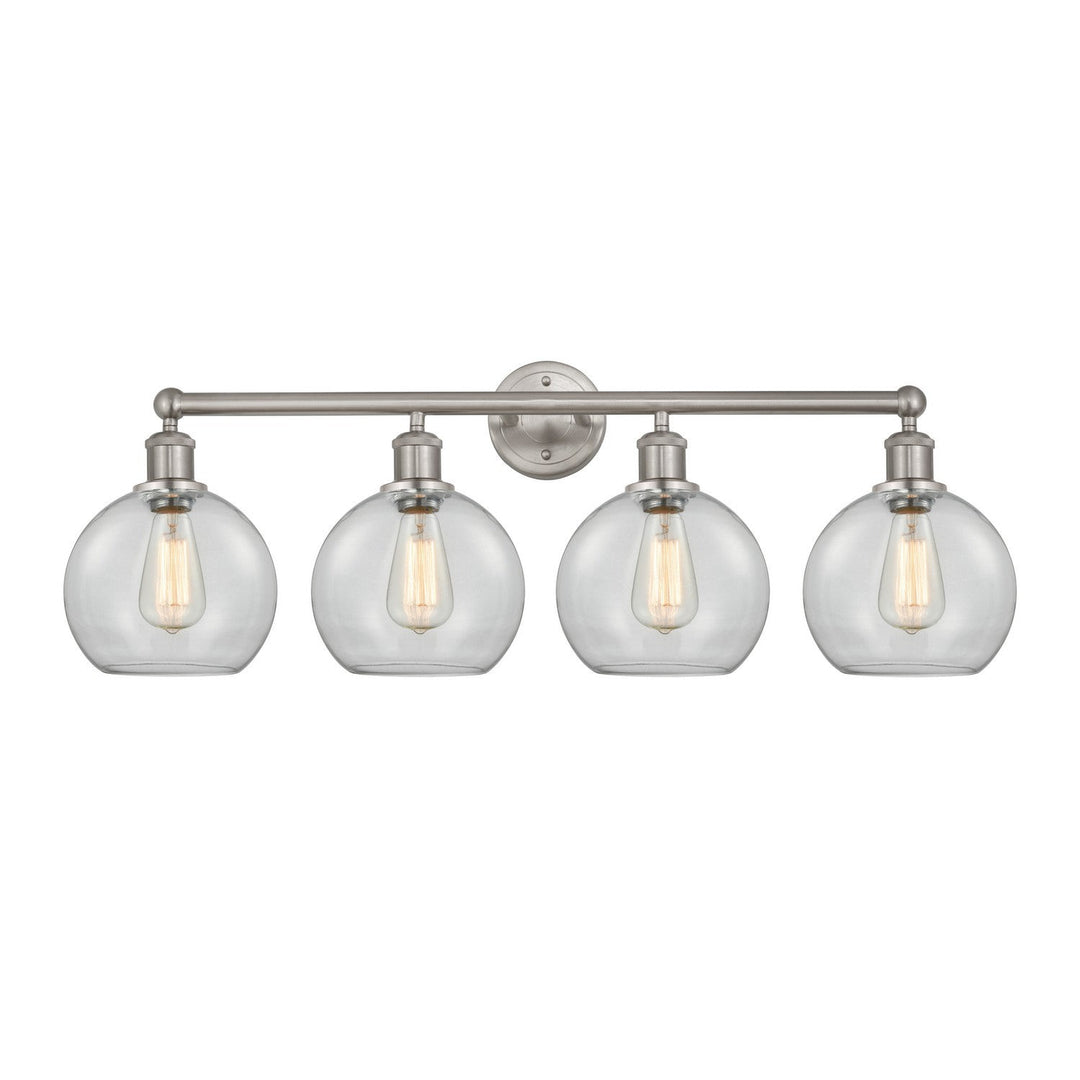 Innovations Downtown Urban 616-4W-SN-G122-8 Bath Vanity Light 35 in. wide - Satin Nickel