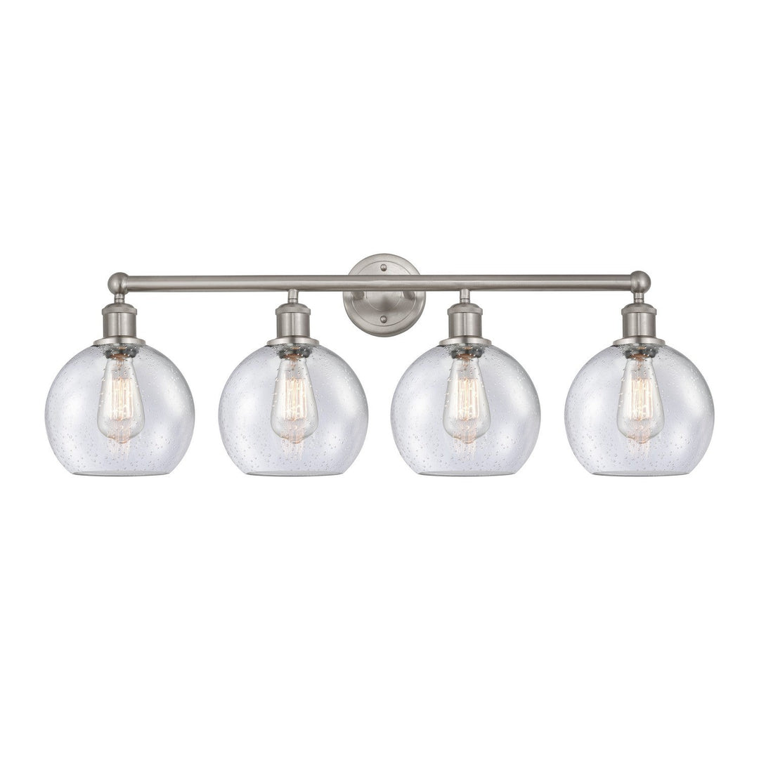 Innovations Downtown Urban 616-4W-SN-G124-8 Bath Vanity Light 35 in. wide - Satin Nickel