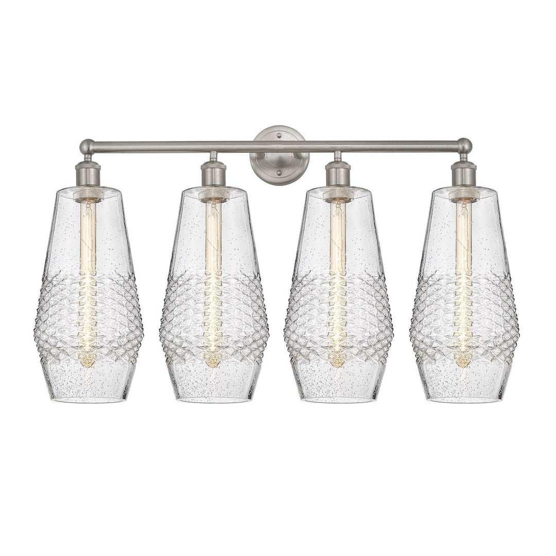 Innovations Downtown Urban 616-4W-SN-G684-7 Bath Vanity Light 34 in. wide - Satin Nickel