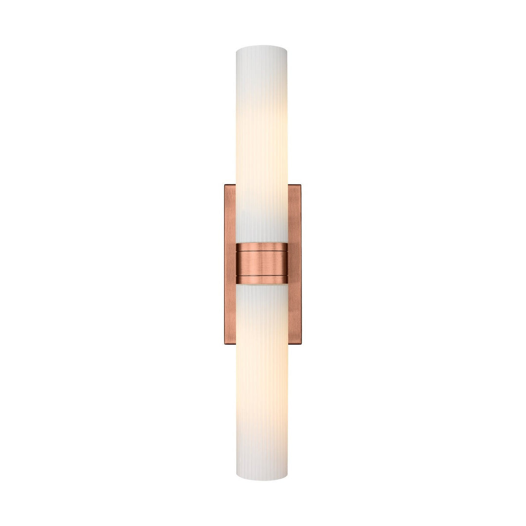 Innovations Downtown Urban 617-2W-AC-G617-11SWH Bath Vanity Light 24 in. wide - Antique Copper