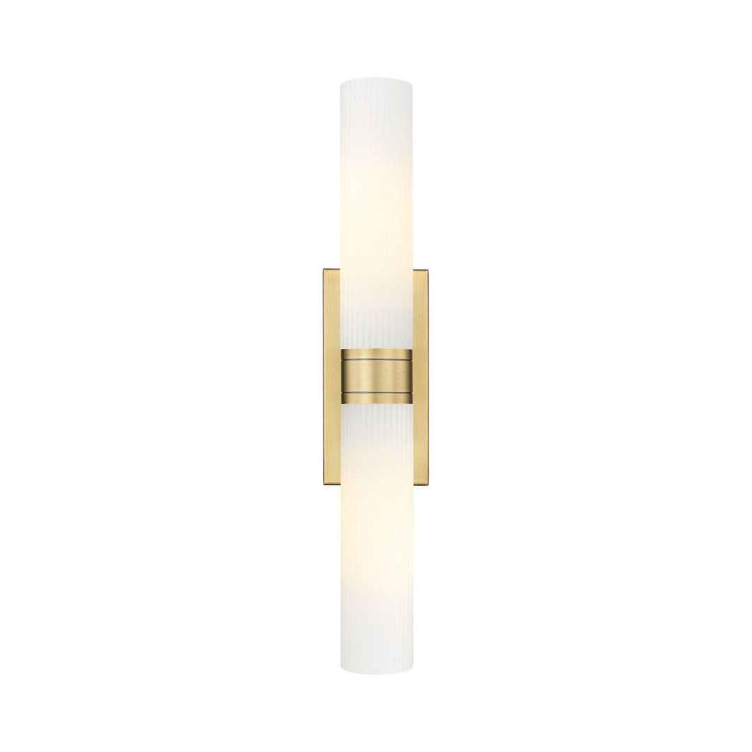 Innovations Downtown Urban 617-2W-BB-G617-11SWH Bath Vanity Light 24 in. wide - Brushed Brass