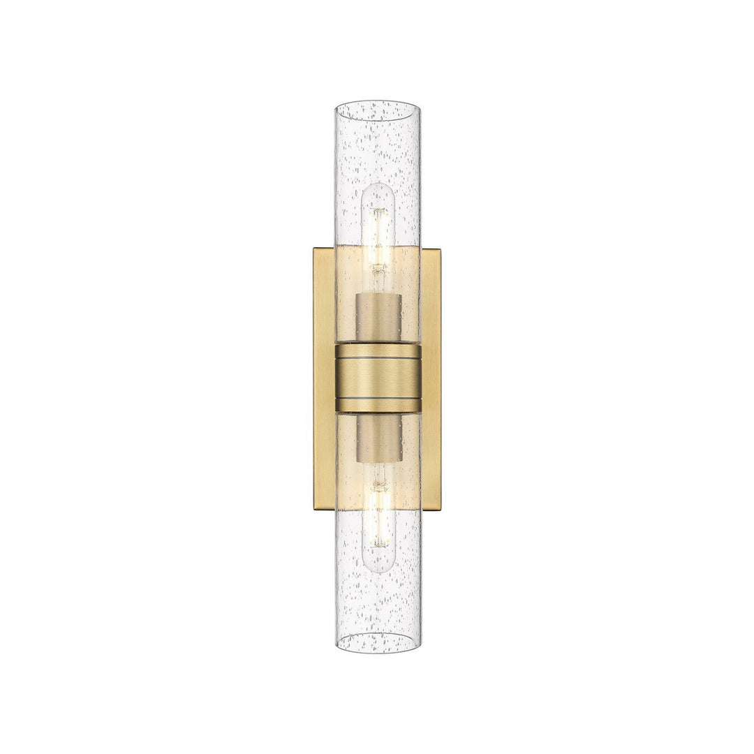 Innovations Downtown Urban 617-2W-BB-G617-8SDY Bath Vanity Light 18 in. wide - Brushed Brass