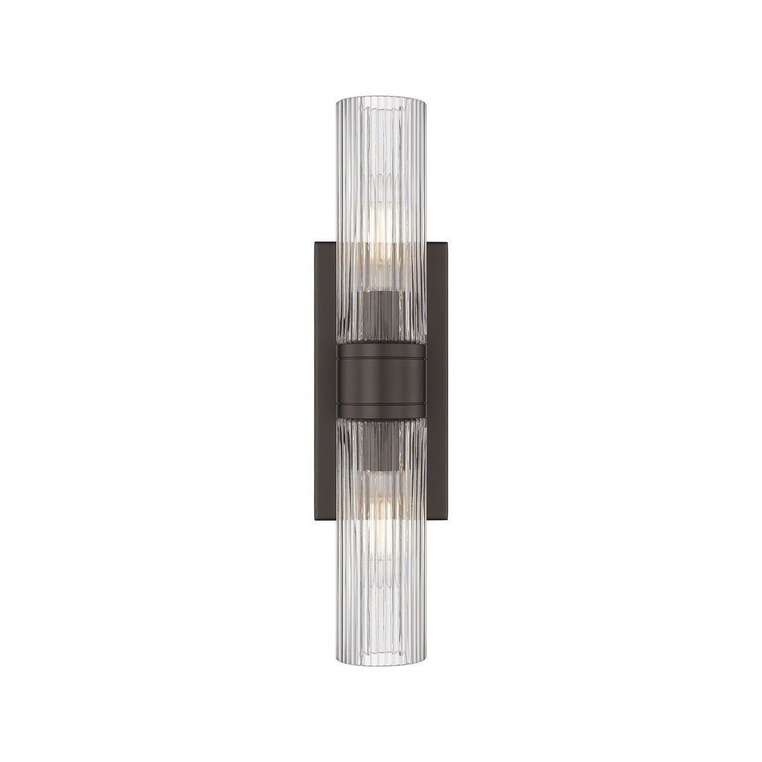 Innovations Downtown Urban 617-2W-OB-G617-8SCL Bath Vanity Light 18 in. wide - Oil Rubbed Bronze